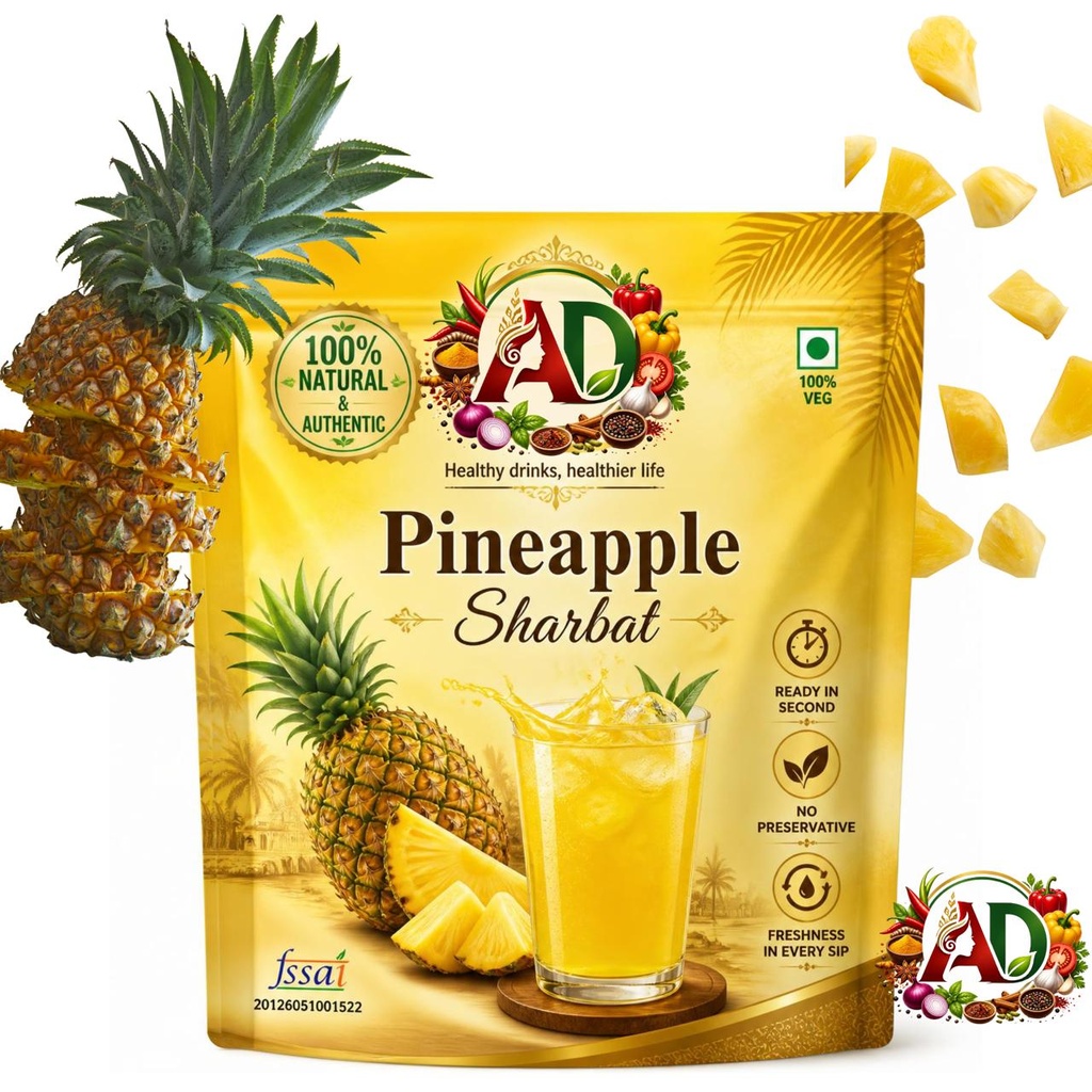 🍍 Pineapple Sharbat 200G