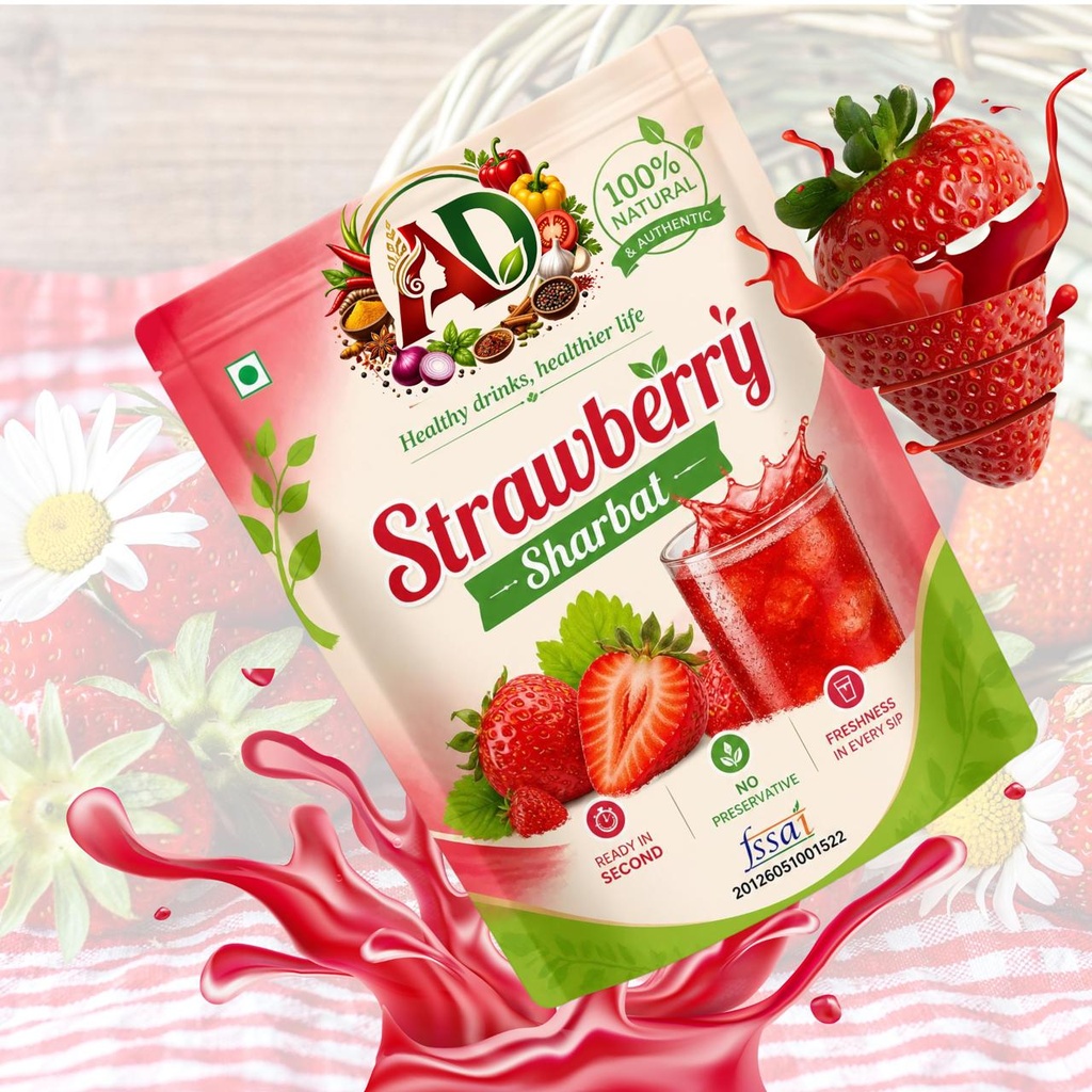 🍓 Strawberry Sharbat 200G