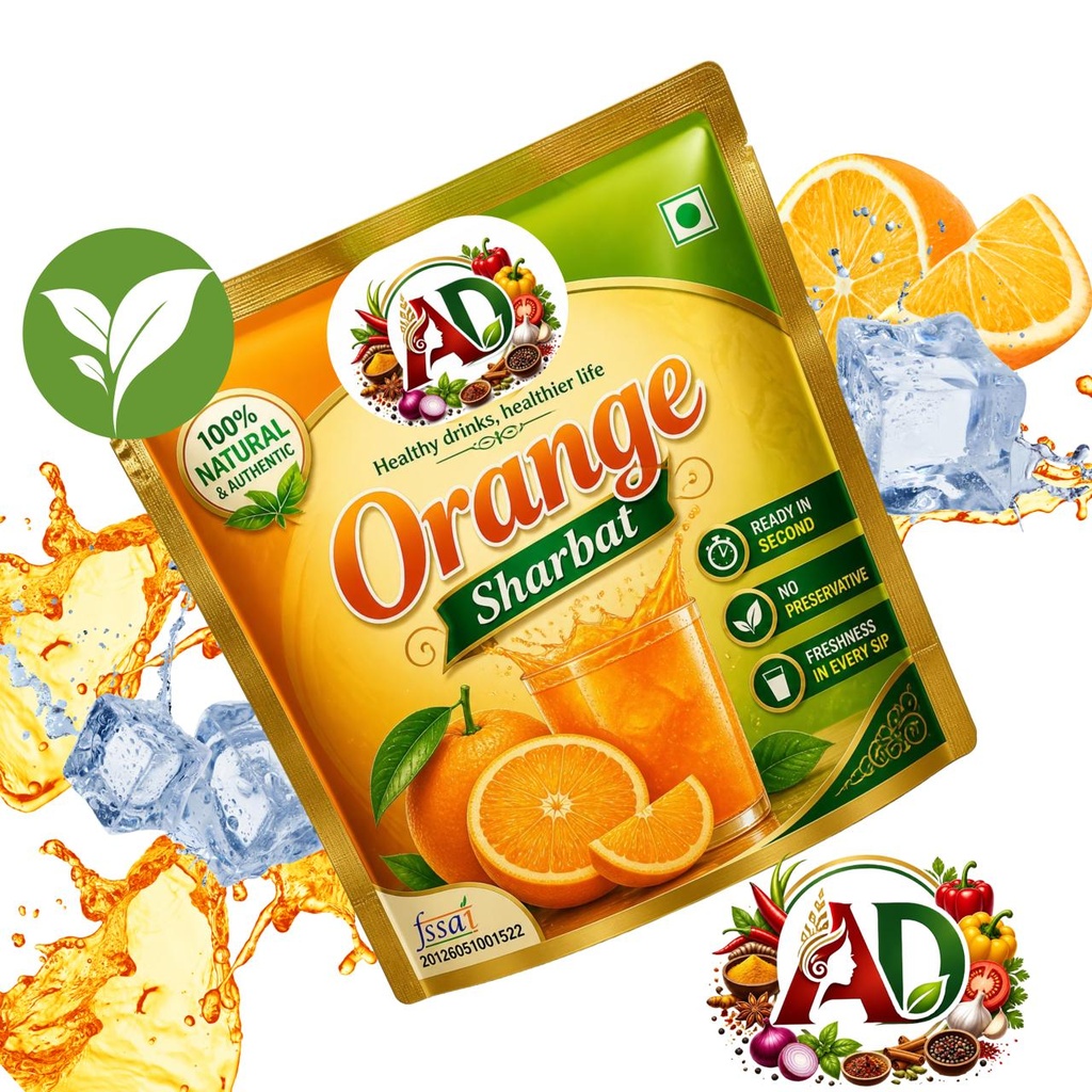 🍊Orange Sharbat 200G